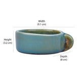 Glaze 120 ml Small Serving Bowl - Moss Green