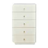 Phoenix Chest of 5 Drawers (Beige)