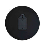 Sleek Wooden Analog Wall Clock (Black & Gold)