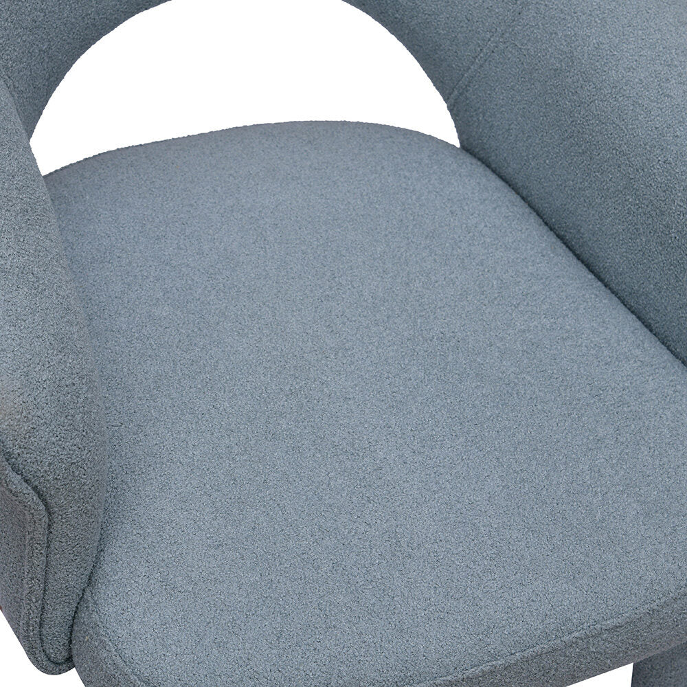 Cordelia Auto-Return Swivel Dining Chair (Grey)