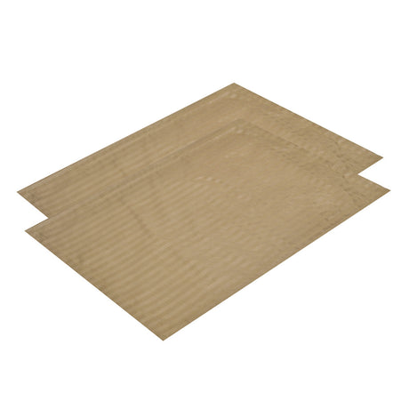 Stripes Microfiber 17" x 27" Pillow Covers Set of 2- Beige