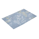 Leaf Design Microfiber 17" x 27" Pillow Covers Set of 2- Grey