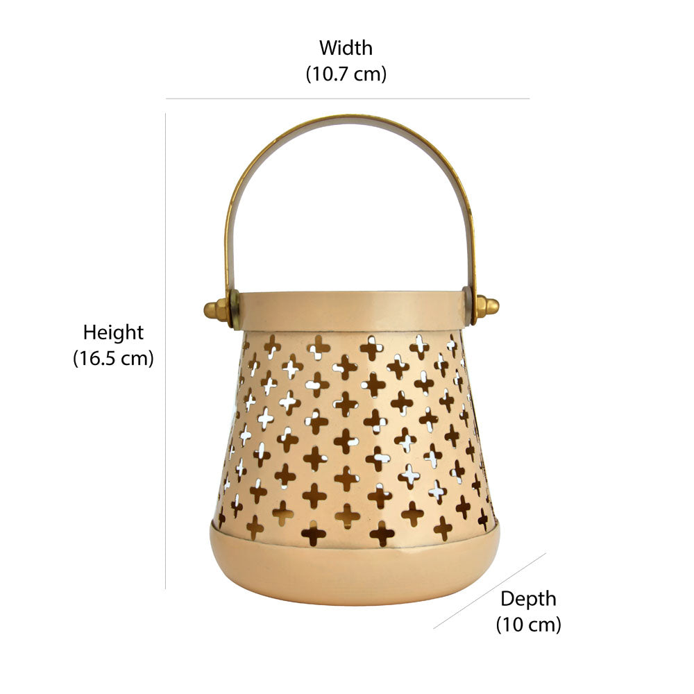 Decorative Mini Lantern- Peach