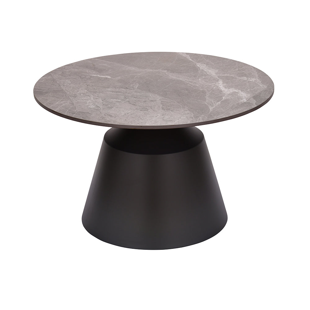 Estel Ceramic Top Center & Side Table Set (Grey)
