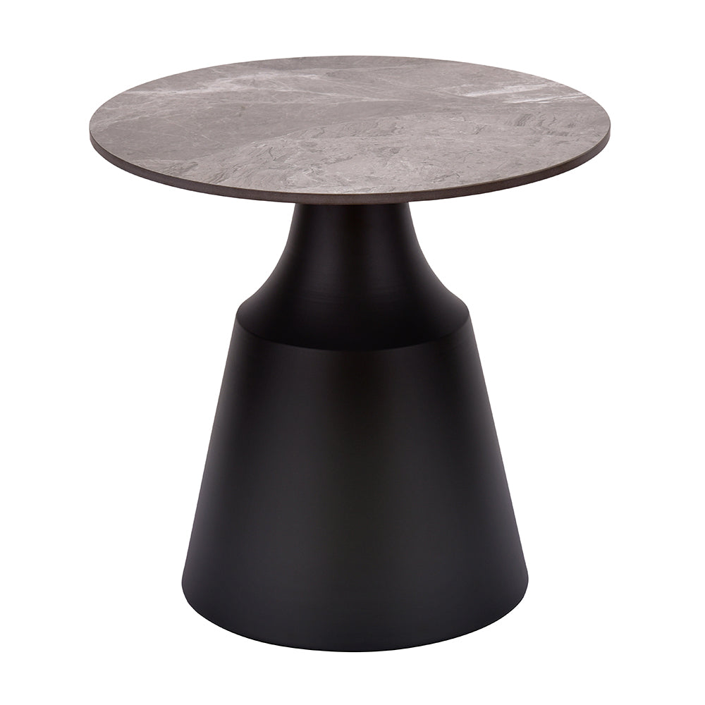 Estel Ceramic Top Center & Side Table Set (Grey)