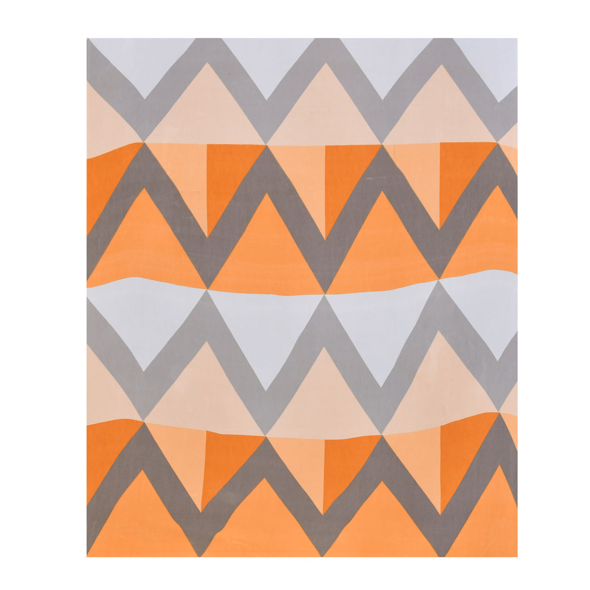 Ammara 90 GSM Polyester Double Bedsheet with 2 Pillow Cover- Blue and Mustard