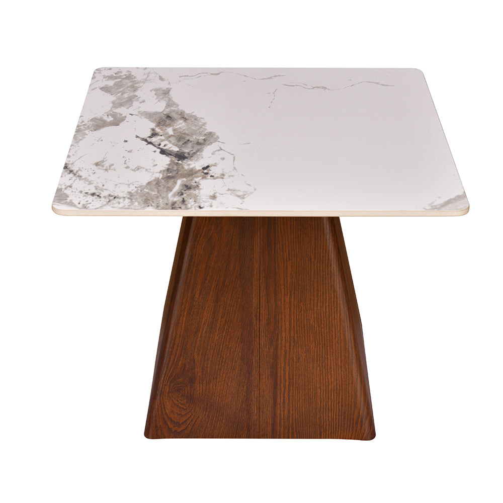 Fuji Ceramic Top Center & Side Table Set (White)