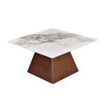 Fuji Ceramic Top Center & Side Table Set (White)