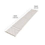 Decorative Abstract Cotton Table Runner (120 x 33 cm, Multicolor)