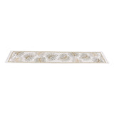 Decorative Leaf Design Cotton Table Runner (180 x 33 cm, Multicolor)