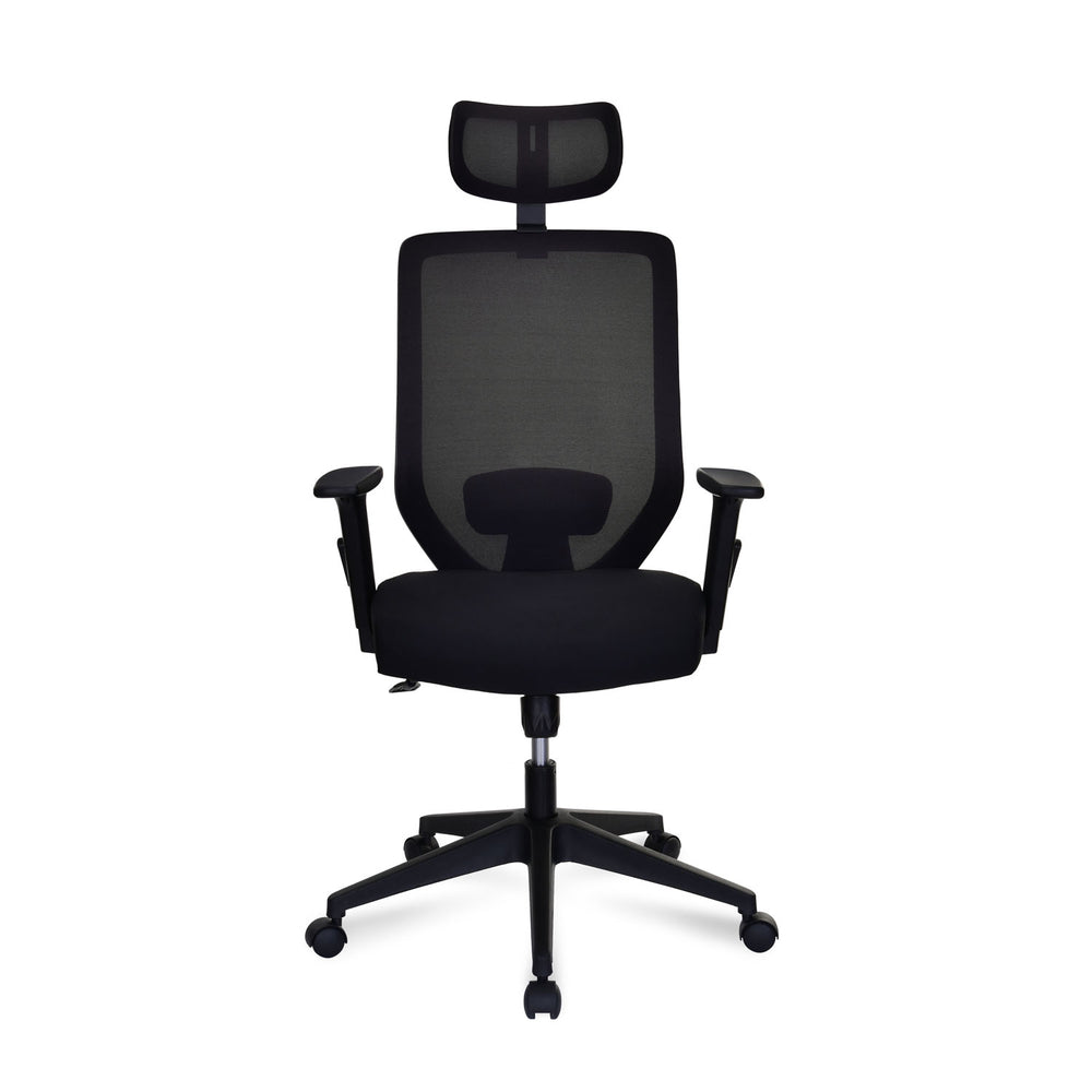 Poise High Back Mesh Chair- Black