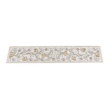 Decorative Floral Cotton Table Runner (180 x 33 cm, Multicolor)