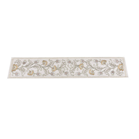 Decorative Floral Cotton Table Runner (180 x 33 cm, Multicolor)