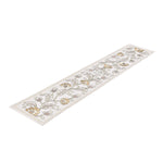Decorative Floral Cotton Table Runner (180 x 33 cm, Multicolor)