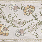 Decorative Floral Cotton Table Runner (180 x 33 cm, Multicolor)