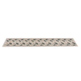 Decorative Leaf Design Cotton Table Runner (180 x 33 cm, Multicolor)