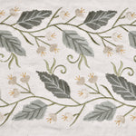 Decorative Leaf Design Cotton Table Runner (120 x 33 cm, Multicolor)