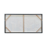 Cityscape Canvas Wall Painting (Red & Blue)