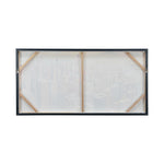 Cityscape Canvas Wall Painting (Red & Blue)