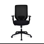 Poise Mid Back Mesh Chair- Black and Grey