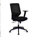 Poise Mid Back Mesh Chair- Black and Grey