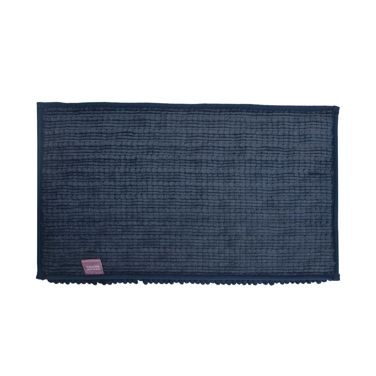 Rectangular Polyester 16" x 24" Bath Mat (Blue)
