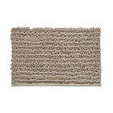 Rectangular Polyester 16" x 24" Bath Mat (Taupe)