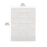 Fluted Flannel Polyester Double Blanket (Taupe)