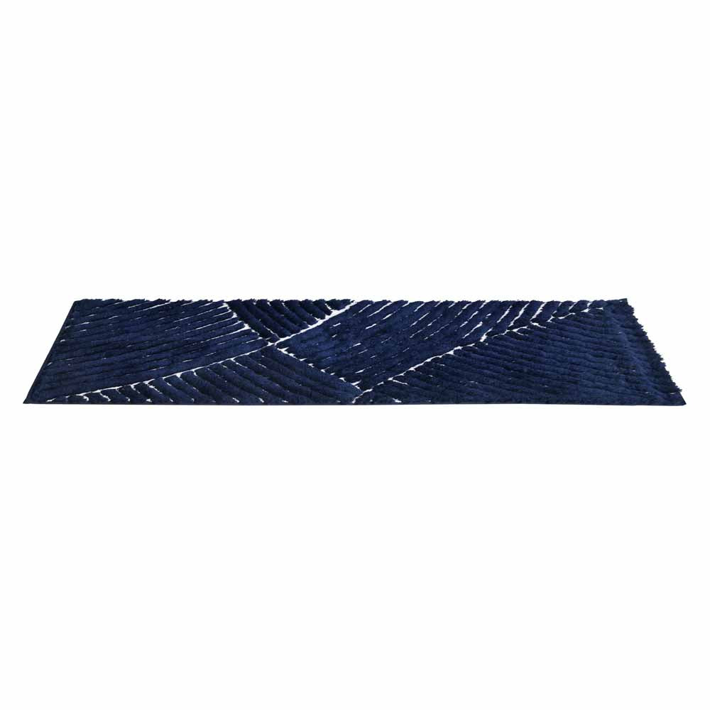 ラグ Black Eye Patch KAMON RUG NAVY 5'x7' Black Rugs, Home Decor | Kohl's