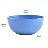 Stoneware Serving Dip Bowl -Blue Matt