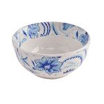 Floral 250 ml Stoneware Serving Bowl- Blue