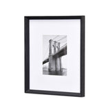 Single MDF Wall Mounted Photo Frame- Black, 5 x 7 Inch