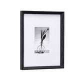Single MDF Wall Mounted Photo Frame- Black, 4 x 6 Inch