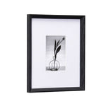 Single MDF Wall Mounted Photo Frame- Black, 4 x 6 Inch