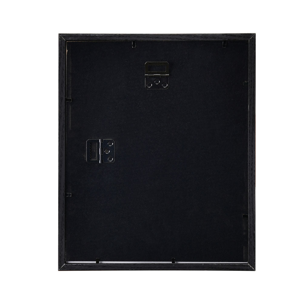 Single MDF Wall Mounted Photo Frame- Black, 4 x 6 Inch