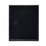 Single MDF Wall Mounted Photo Frame- Black, 4 x 6 Inch