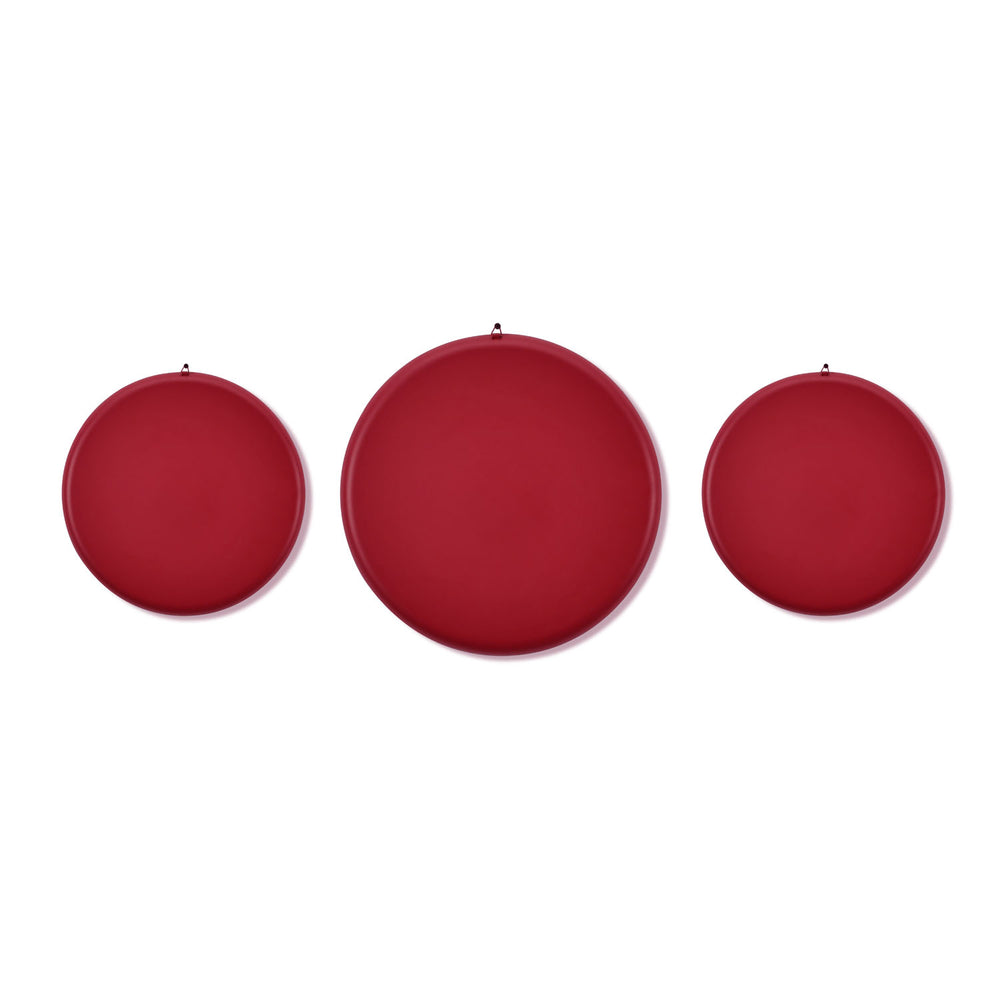 Travel City Car Metal Wall Decor Plates Set of 3 (Multicolor)