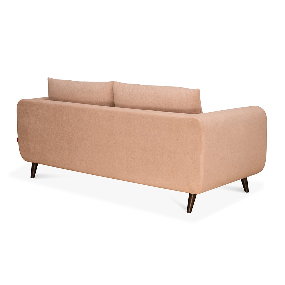 Harper 3 Seater Fabric Sofa- Peach