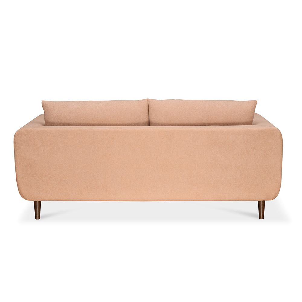 Harper 3 Seater Fabric Sofa- Peach