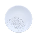 Arias by Lara Dutta Tree of Life Cup & Saucer Set of 12 (220 ml, 6 Cups & 6 Saucers, White)