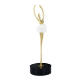 Ballerina Dancing Metal Showpiece- Gold