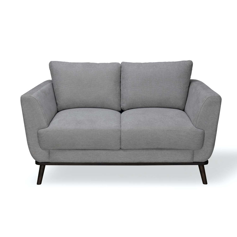 Lydia 2 Seater Fabric Sofa- Grey