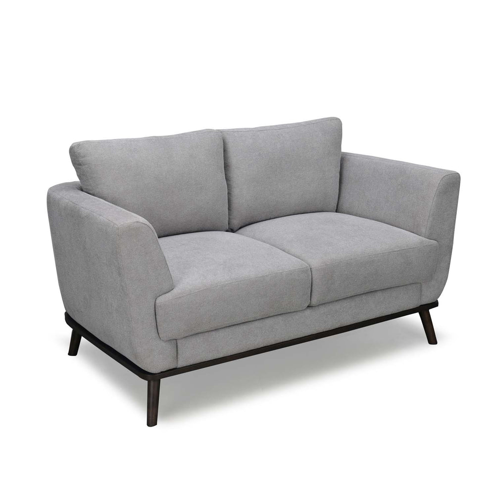 Lydia 2 Seater Fabric Sofa- Grey