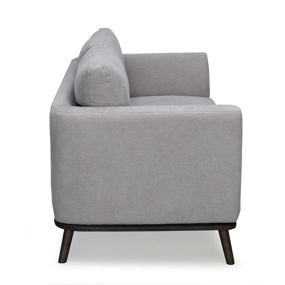 Lydia 2 Seater Fabric Sofa- Grey