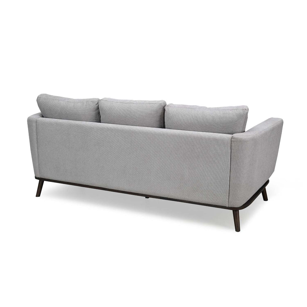Lydia 3 Seater Fabric Sofa- Grey