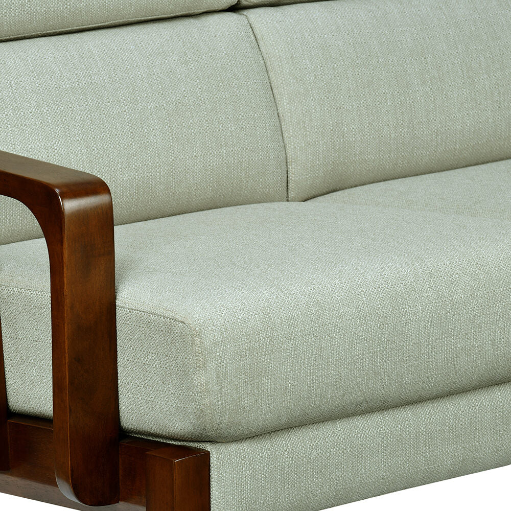 Sailor 2 Seater Fabric Sofa- Taupe Brown