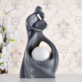 Nilkamal Couple Love Decorative Water Fountain With LED Light (Grey)