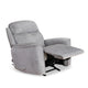 Favian 1 Seater Rocker Recliner Sofa- Grey