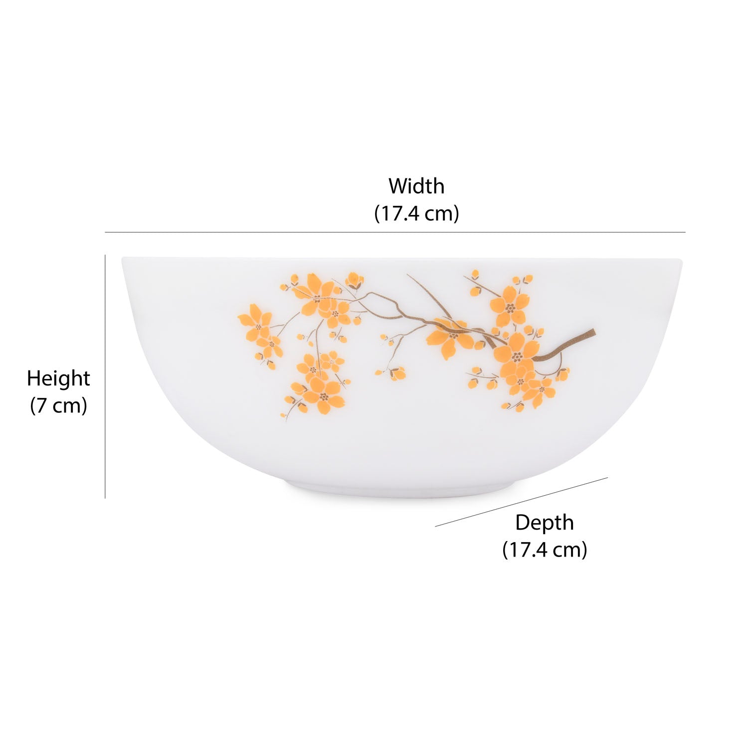 Arias by Lara Dutta Moon Blossom Ride Dinner Set - 14 Pieces