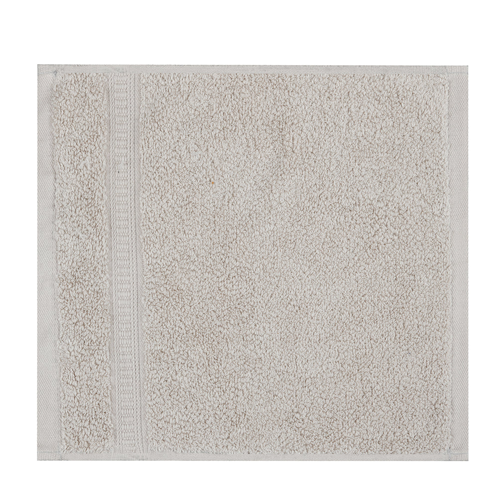 Cotton Face Towel- Light Grey